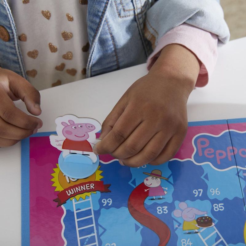 Hasbro Gaming Jogo de Tabuleiro Chutes and Ladders: Peppa Pig