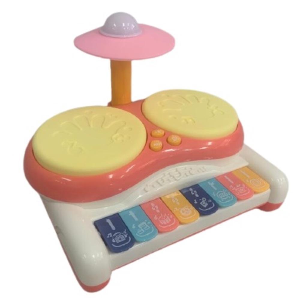 Pianinho Bebe Brinquedo Infantil Educativo Piano Tambor Musical - Ri Happy