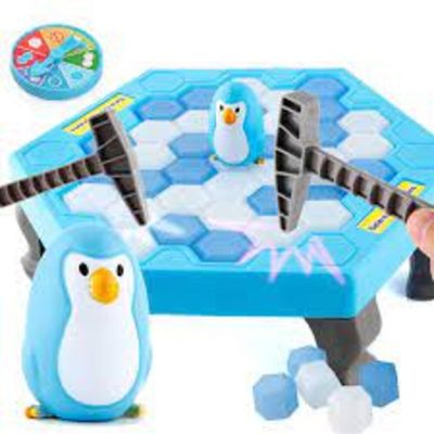 Jogo do Pinguim Numa Fria Quebra Gelo Brinquedo Interativo