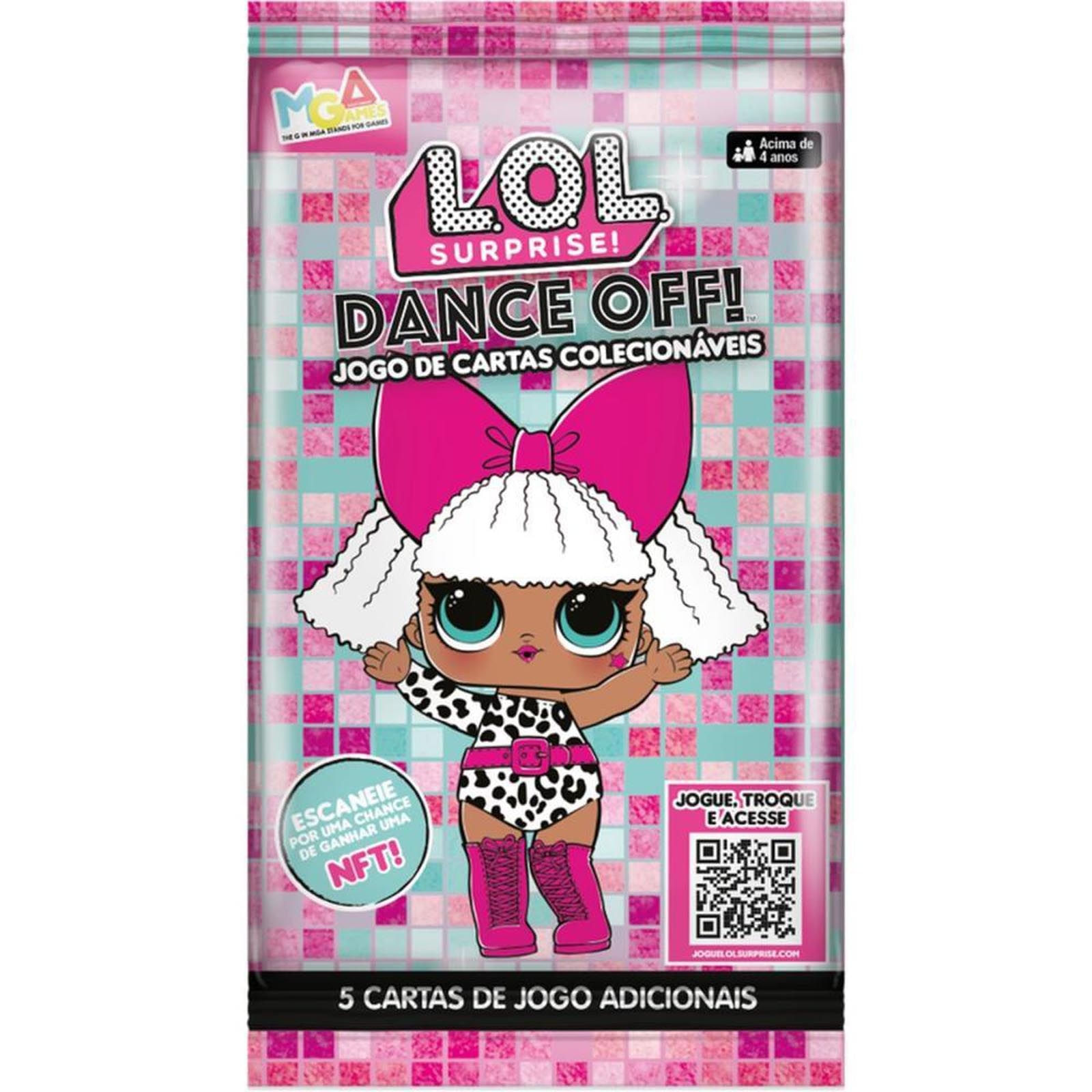 Kit 4 Booster - LOL Suprise - Jogo de Cartas - Copag - Ri Happy