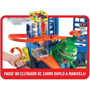 Pista Hot Wheels Super Mega Ultimate Garage De 90cm C T-rex - Ri Happy