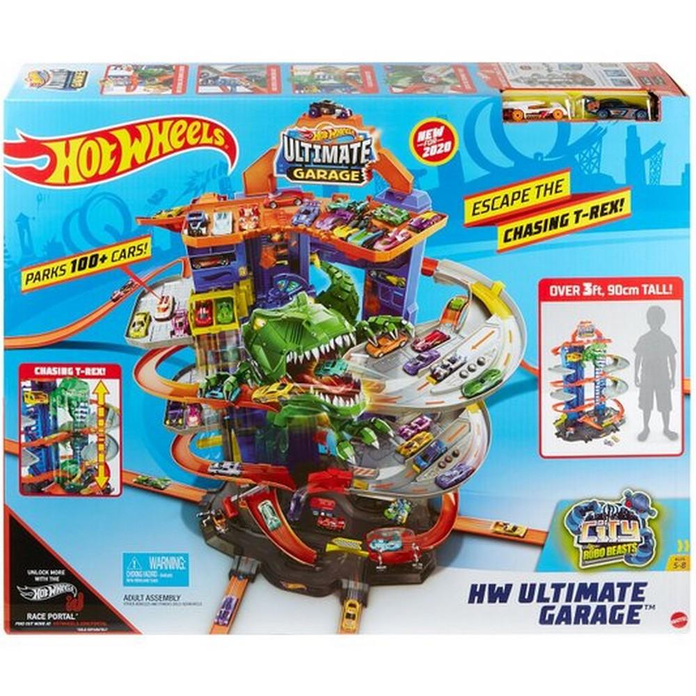 Pista Hot Wheels Super Mega Ultimate Garage De 90cm C T-rex - Ri Happy