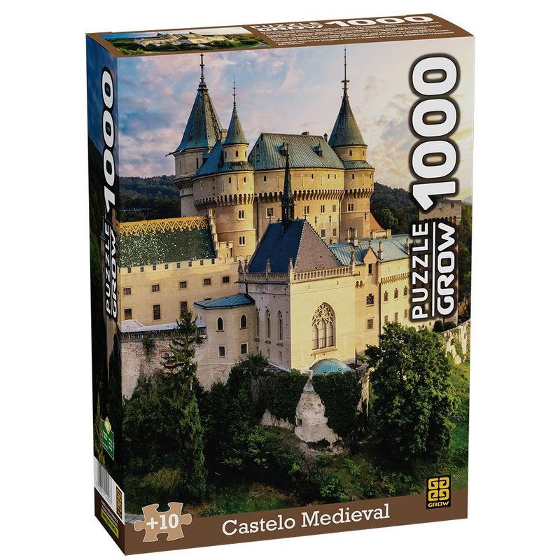 Quebra-Cabeca---1000-Pecas---Castelo-Medieval---Grow-0