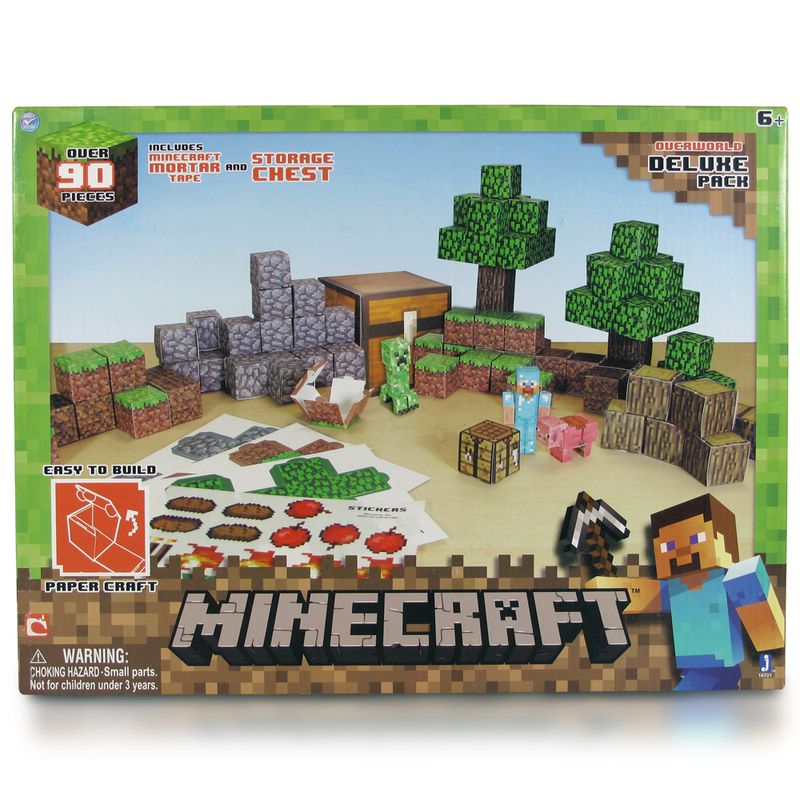 Conjunto-Minecraft---Papercraft---Deluxe---Multikids---BR151