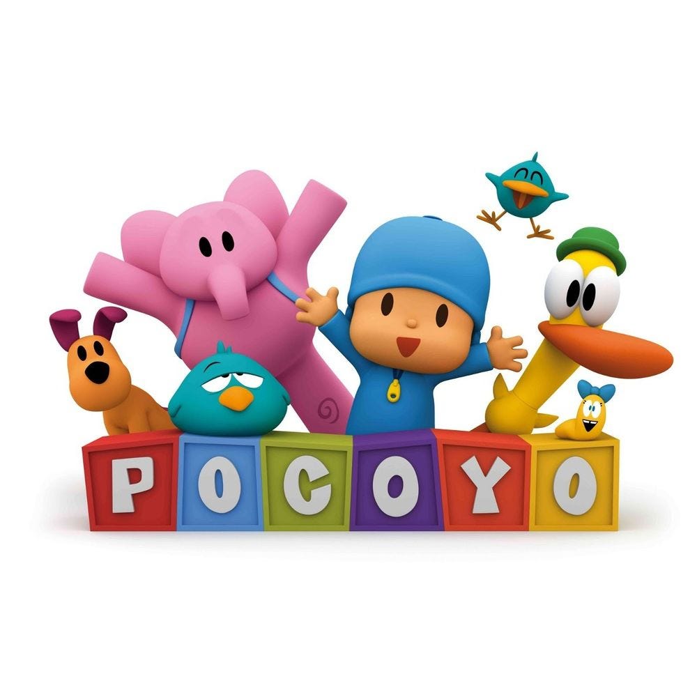 Boneco Pocoyo em Vinil e Pelúcia - Bumerang Brinquedos