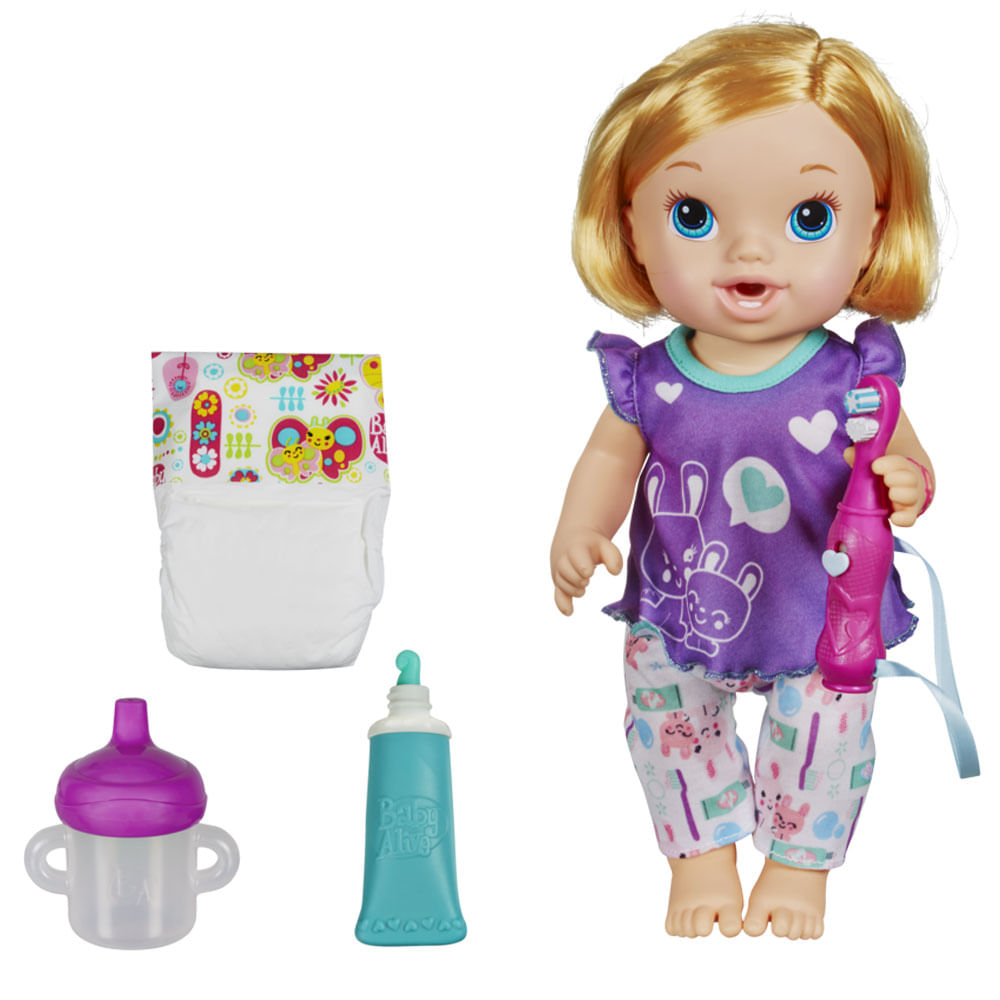 Boneca Baby Alive Sorvertinho Magico Loira Baby Alive Loira :  .com.br: Brinquedos e Jogos