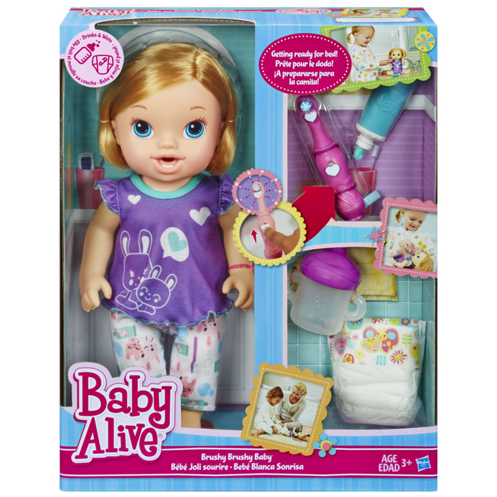 Boneca Baby Alive Sorvertinho Magico Loira Baby Alive Loira :  : Brinquedos e Jogos