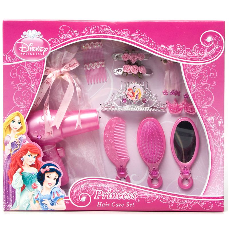 Kit-de-Acessorios-Princesas-Disney---Cuidados-com-o-Cabelo---New-Toys