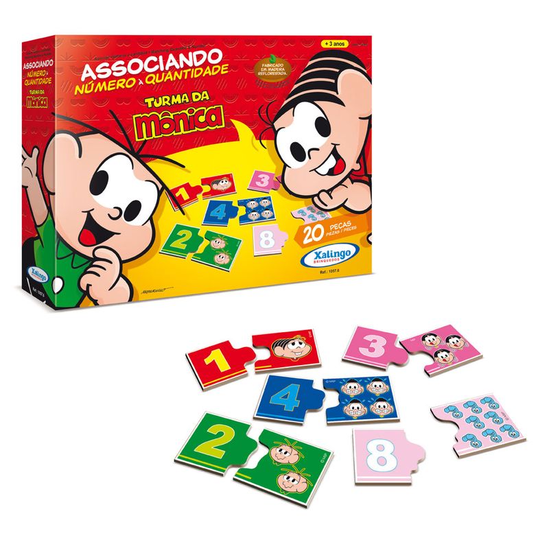 1057-6-Jogo-Associando-Numeros-e-Quantidades-Turma-da-Monica-Xalingo