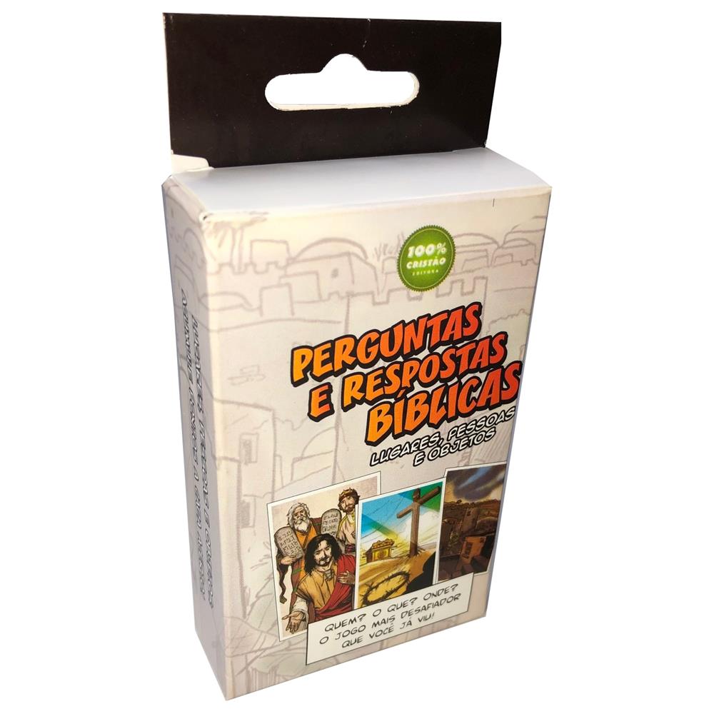 Kit Jogos de Cartas Perguntas e Respostas Bíblicas - Ri Happy