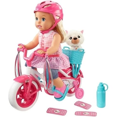 Little Mommy Meu Primeiro Passeio de Bicicleta  FCN11 Mattel