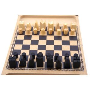 HUIOP Conjunto de tabuleiro de xadrez de madeira Jogo de xadrez