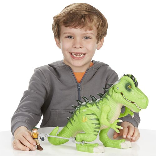 Figura Jurassic World - Dinossauro T-Rex Com Luzes e Sons - Playskool Heroes - Hasbro