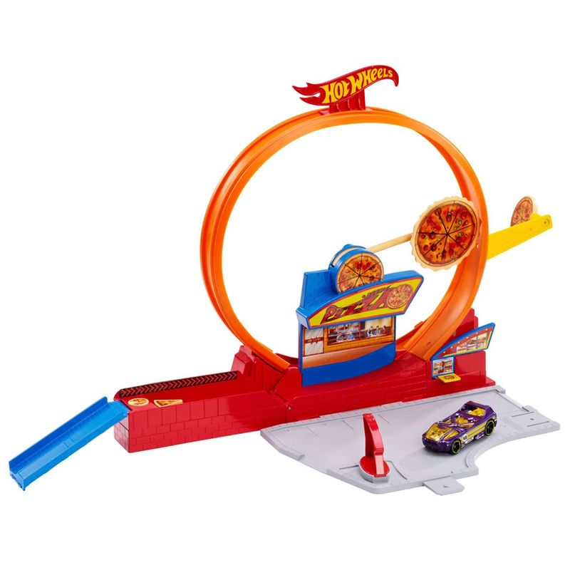 Pista-Hot-Wheels-Pizza-Super-Veloz-Mattel
