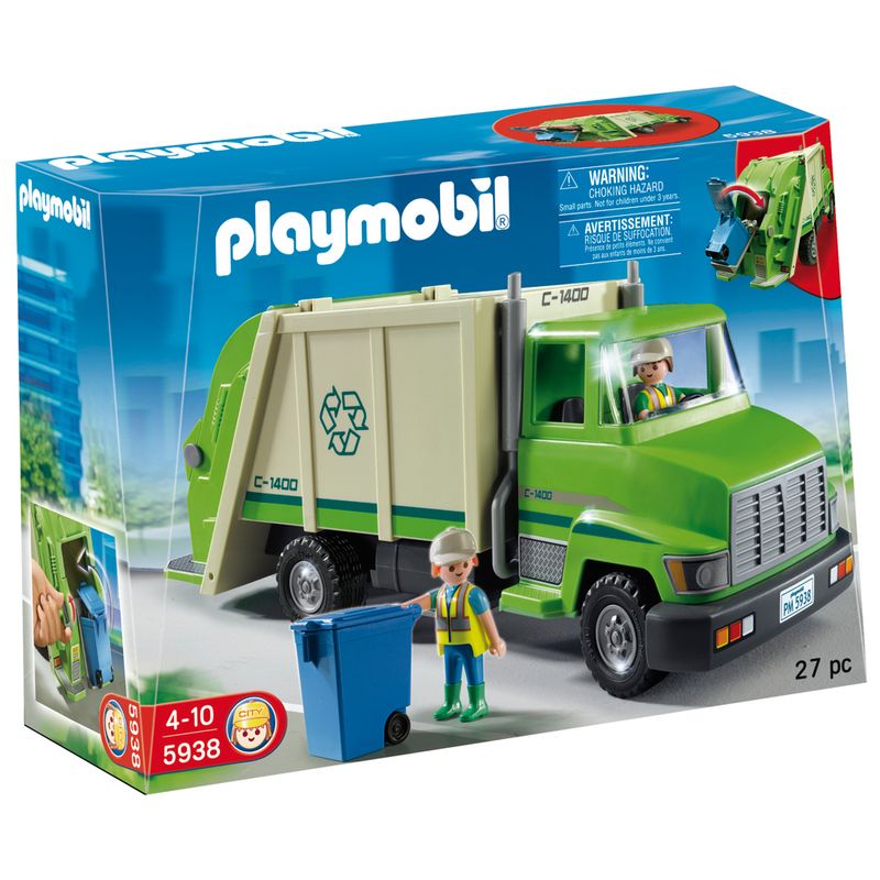 Playmobil-City---Caminhao-de-Reciclagem---5938