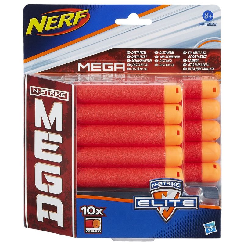 Lança Dardo Nerf Mega Big Shock Nerf Vermelho