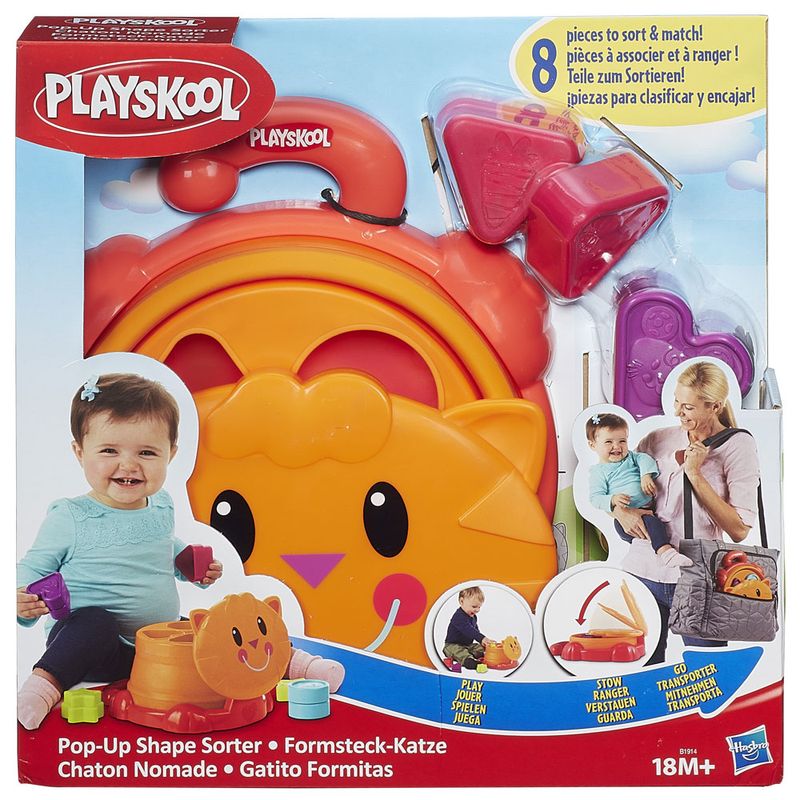 Gatinho-com-Jogo-de-Formas---Playskool---Hasbro