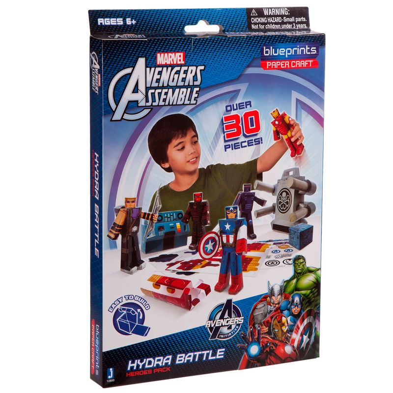 Playset-para-Montar---Avengers---30-Pecas---Blueprints