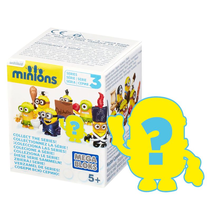 Mini-Figura-Surpresa---Mega-Bloks---Minions---Mattel