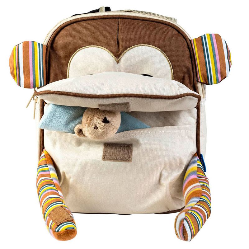 Mochila-de-Passeio---Macaquinho-Marrom---KaBaby