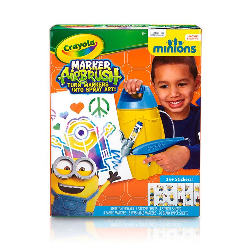 Marker-Airbrush---Minions---Crayola
