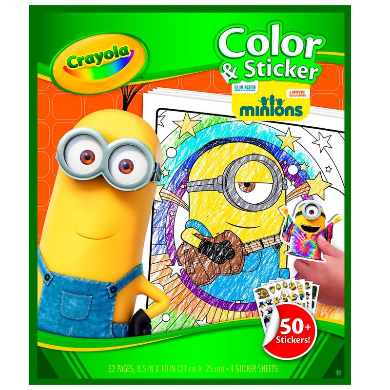Livro-para-Colorir---Minions---Crayola