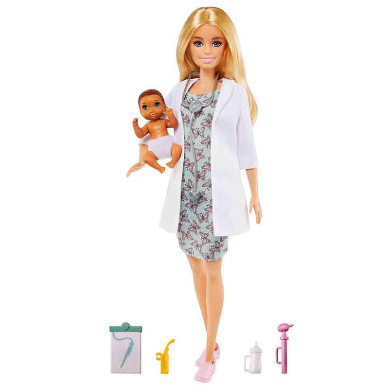 Boneca-Articulada---Barbie-Profissoes-Deluxe---Pediatra---Mattel-0