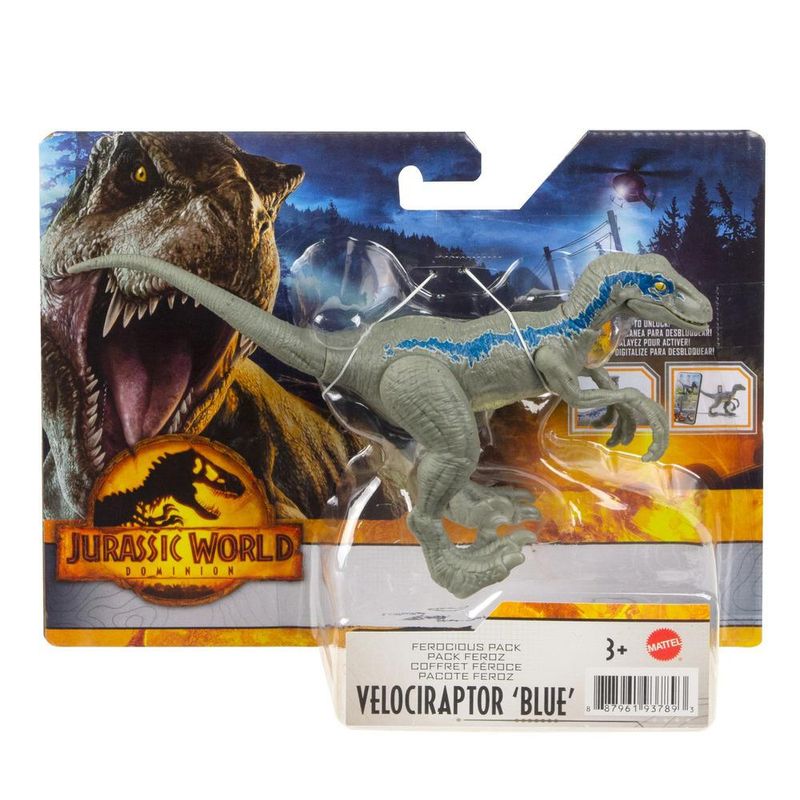 Figura-Articulada---Jurassic-World---Velociraptor-Blue---Mattel-5