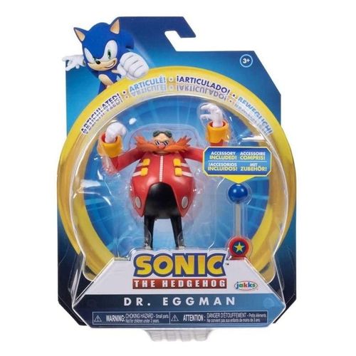 Sonic The Hedgehog Boneco Articulado Dr. Eggman 10cm Candide