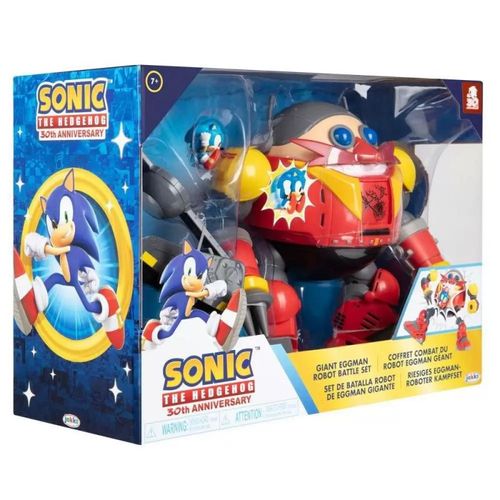 Sonic The Hedgenog Eggman Gigante Robo de Batalha Candide
