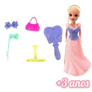 Boneca Troca de Roupa Princesas 4 em 1 Brinquedo Educativo de Tecido  Brinquedos Educativos Bambalalão Brinquedos Educativos