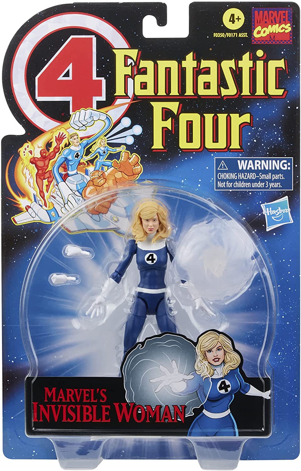 Marvel Legends Retro Fantastic Four Invisible Woman Hasbro Ri Happy