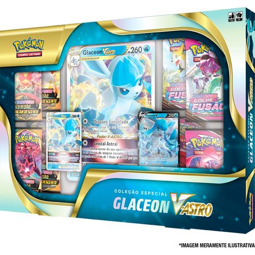 Box Pokémon - BOX Glaceon V-Astro - Pokemon - Copag
