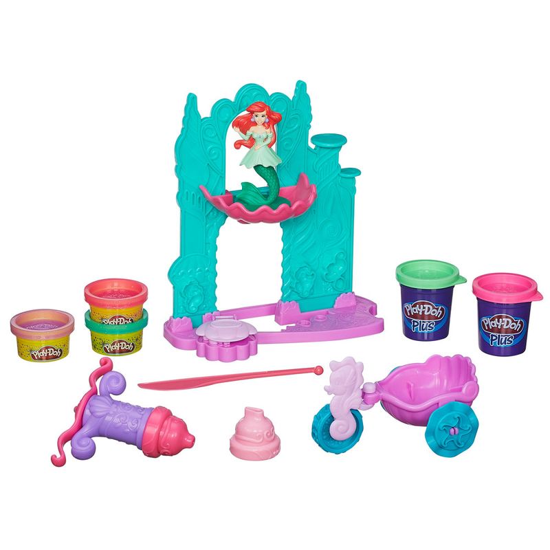 Conjunto-Play-Doh---Princesas-Disney---Castelo-da-Ariel---Hasbro