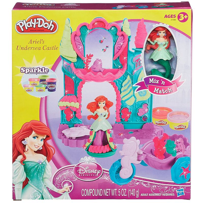 Conjunto-Play-Doh---Princesas-Disney---Castelo-da-Ariel---Hasbro