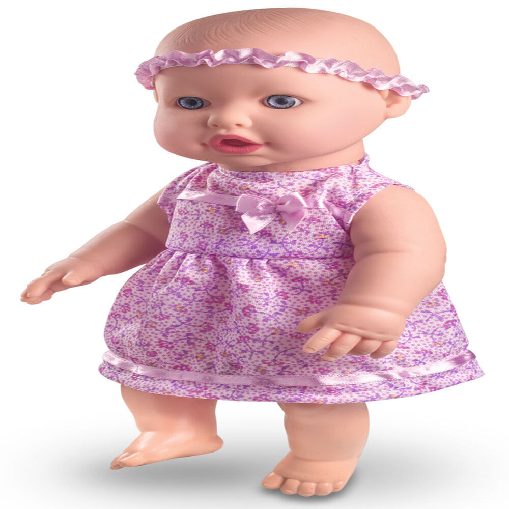 Boneca Gravida E Bebê Filhinha Loira Vestido Rosa : :  Brinquedos e Jogos