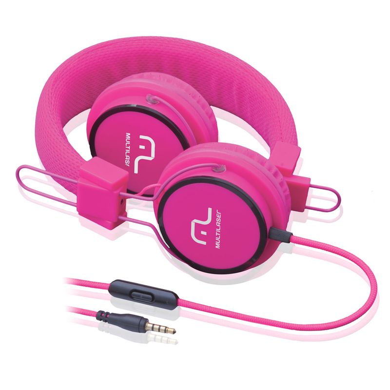 Headphone-Fun---Rosa---Multilaser
