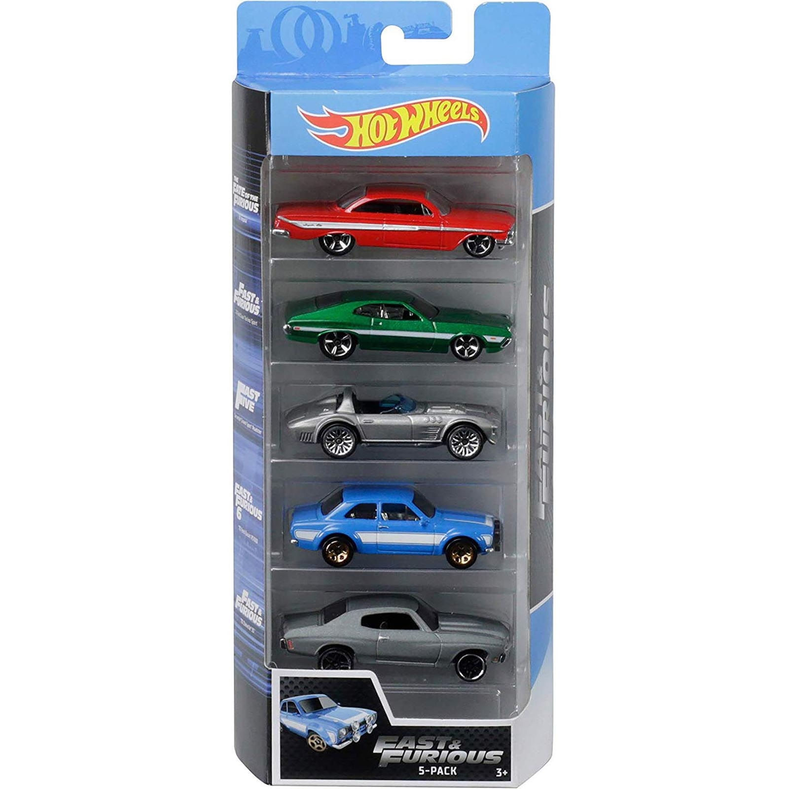 Pack De 5 Hot Wheels - Fast And Furious - Velozes E Furiosos