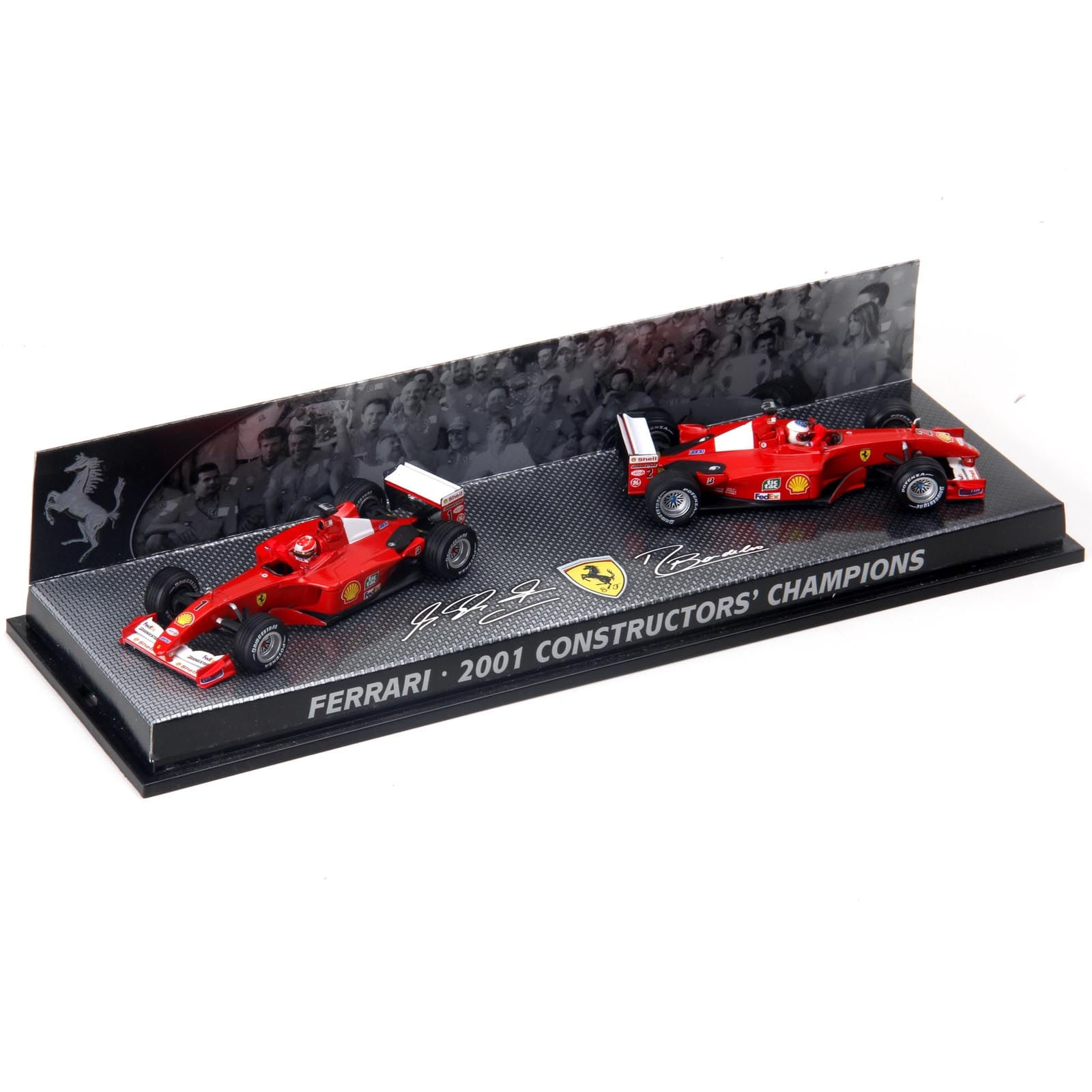Ferrari 2台セット Hot Wheels Pack 2 Hot Wheels - 1:43 - Ferrari 2001 Constructor's Champions