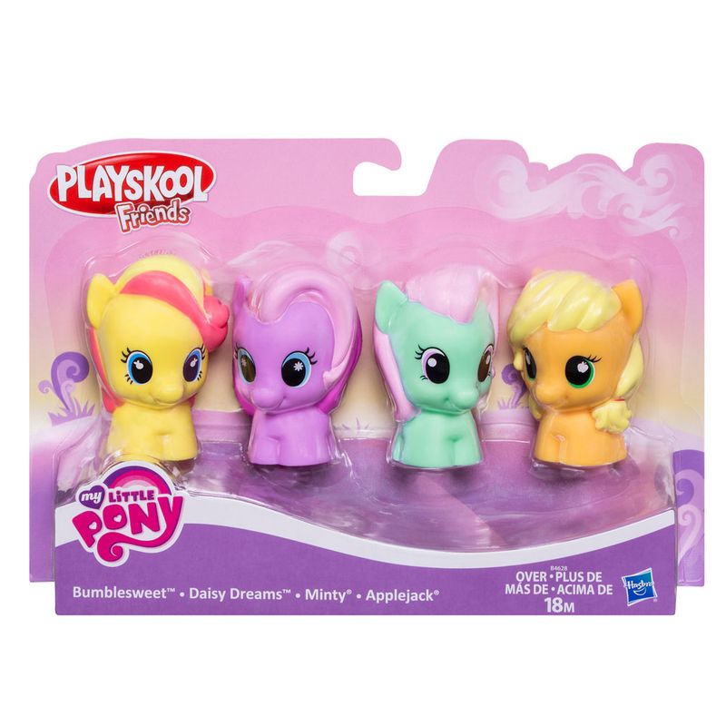 Mini-Figuras-My-Little-Pony---Pack-4-Unidades---Playskool---Hasbro