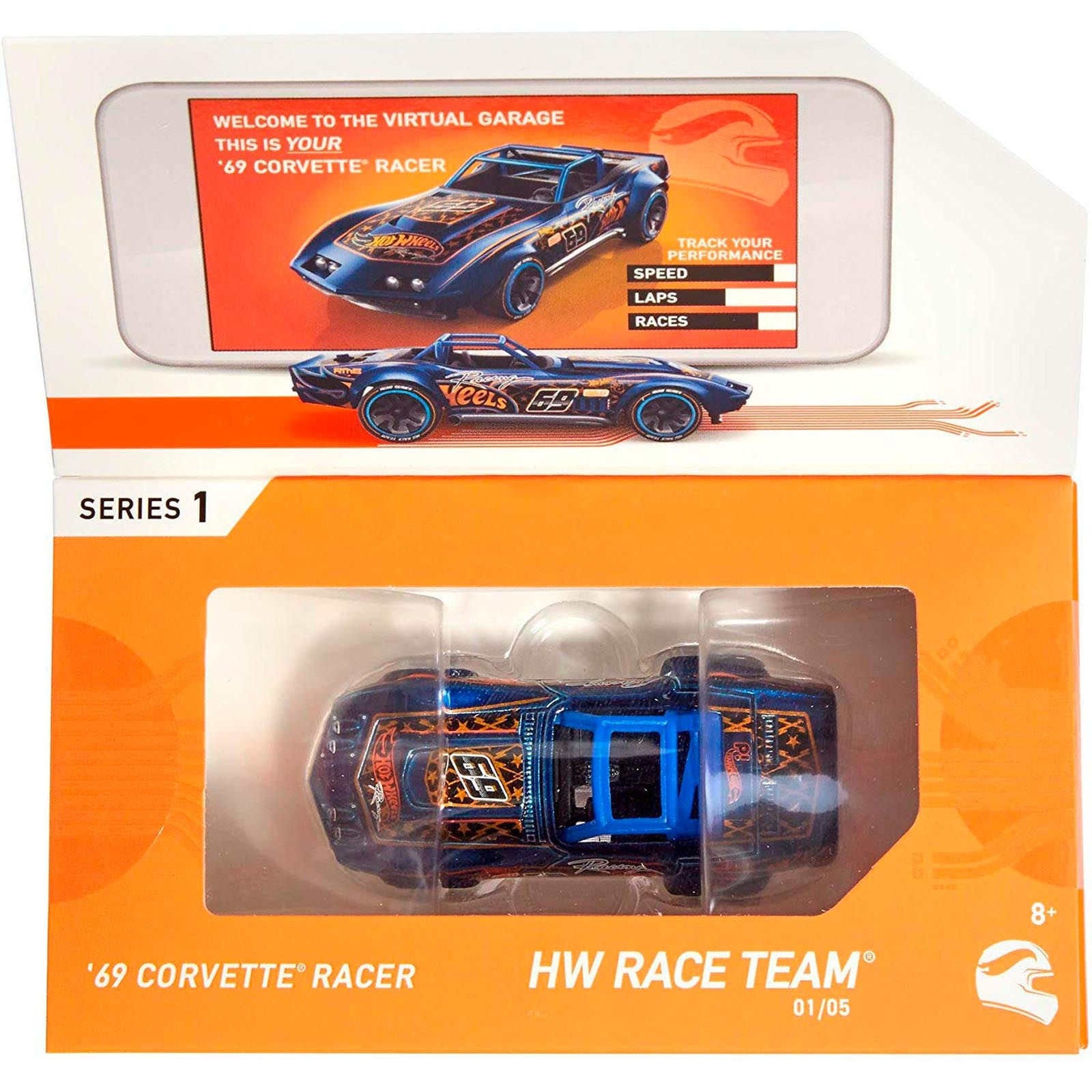 Hot Wheels ID - '69 Corvette Racer - FXB19 - Ri Happy