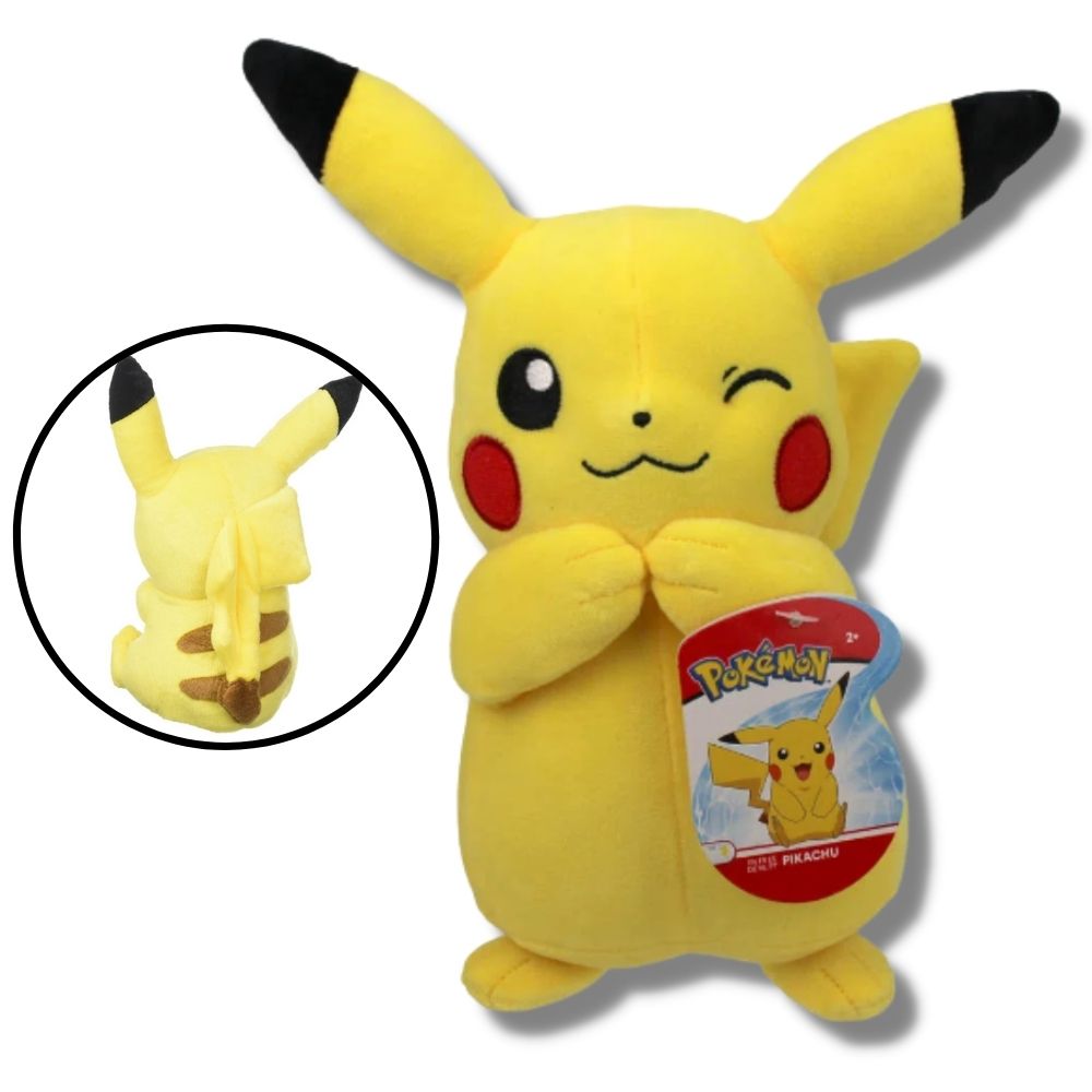 Pelúcia Pokémon 27 cm - Figura Pikachu Wct Sunny Licenciada - Ri Happy