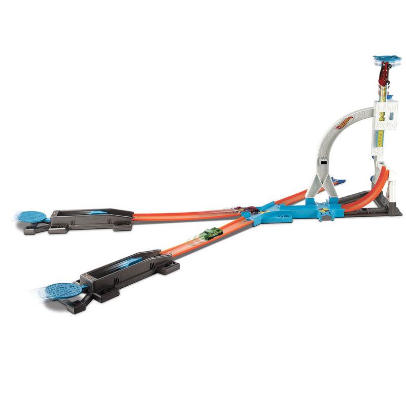 Conjunto-de-Pista-e-Extensores-Hot-Wheels---Kit-de-Acrobacia-com-Veiculo-e-Lancador---Mattel