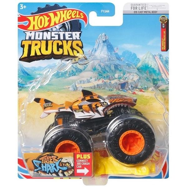 Conjunto de Pista Hot Wheels - Monster Trucks - Desafio do Giro - Tiger  Shark - Mattel - superlegalbrinquedos