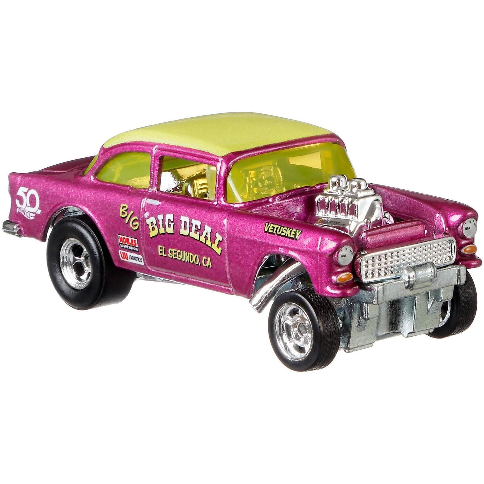 ミニカー '55 CHEVY BEL AIR Hot Wheels - '55 Chevy Bel Air Gasser - Favoritos 50 Anos - FLF43