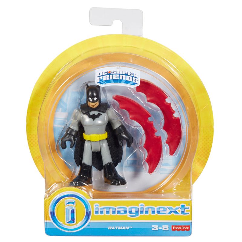 Mini-Figura-de-Acao---DC-Comics---Imaginext---Batman-com-Acessorios-15-Cm---Mattel