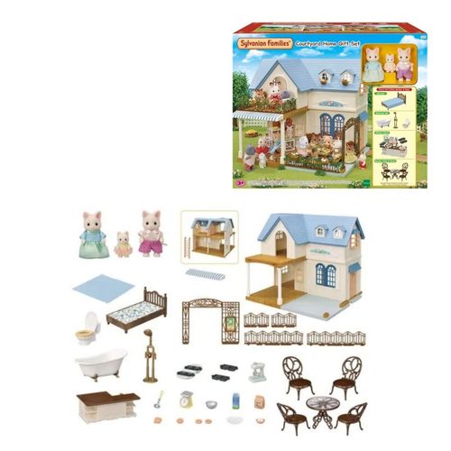 Sylvanian Families Casa Courtyard Home Gift Set 3+5609 Epoch
