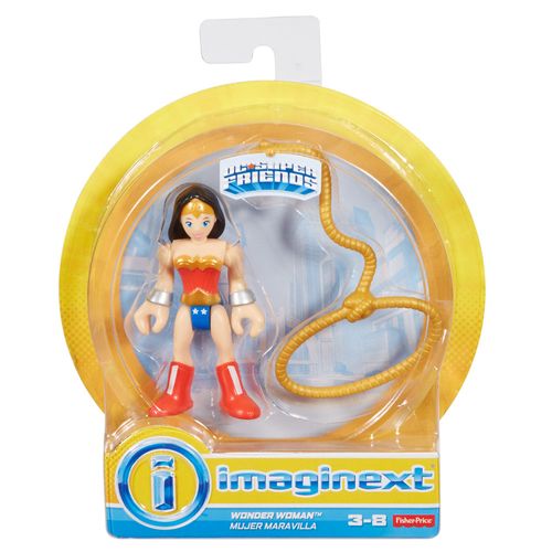 Mini Figura de Ação - 7 Cm - DC Comics - Imaginext - Mulher Maravilha com Acessórios - Mattel