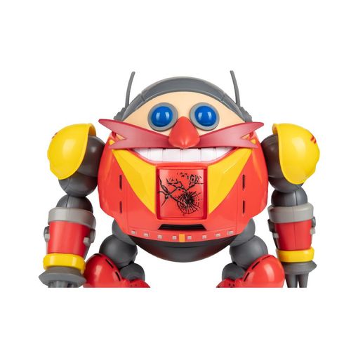 Figura Articulada - Sonic Giant Eggman Robot Battle Set - Vermelho - 22 cm - Candide