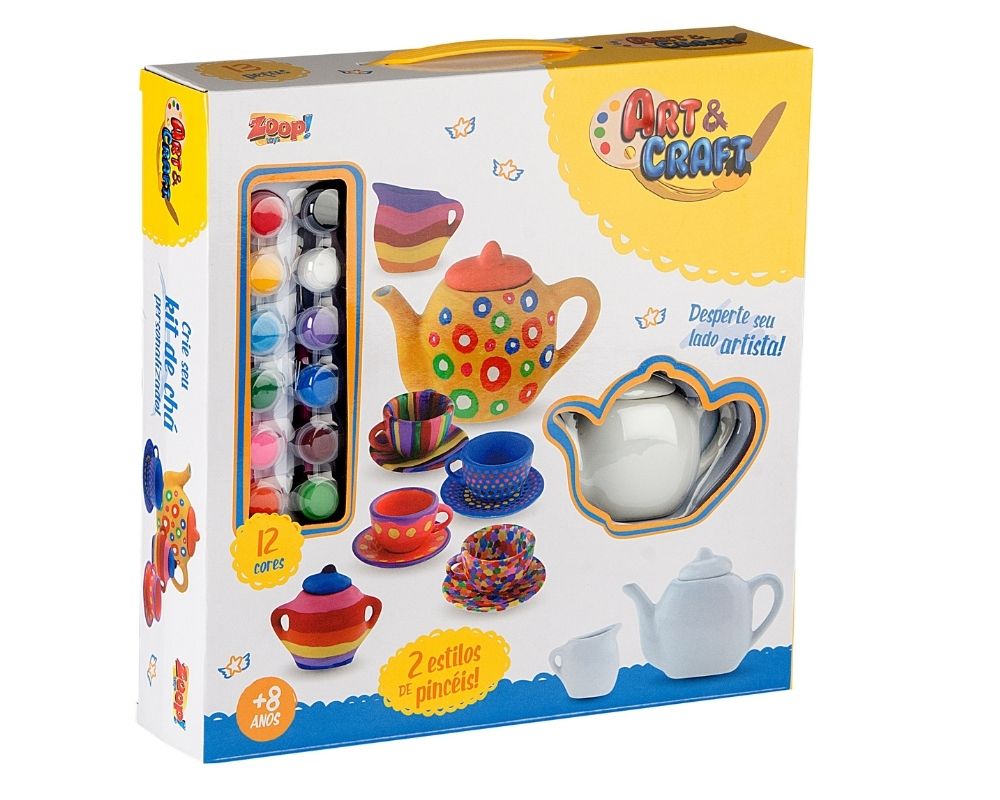 Jogo de chá infantil de porcelana  Toy tea set, Porcelain tea set